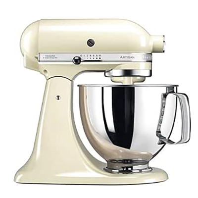 Cream kitchenaid stand mixer