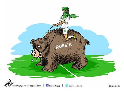 Editorial cartoon World Cup Algeria