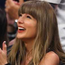 Taylor Swift attended Game 4 of the Knicks vs Spurs NBA Finals, wearing a courtside outfit