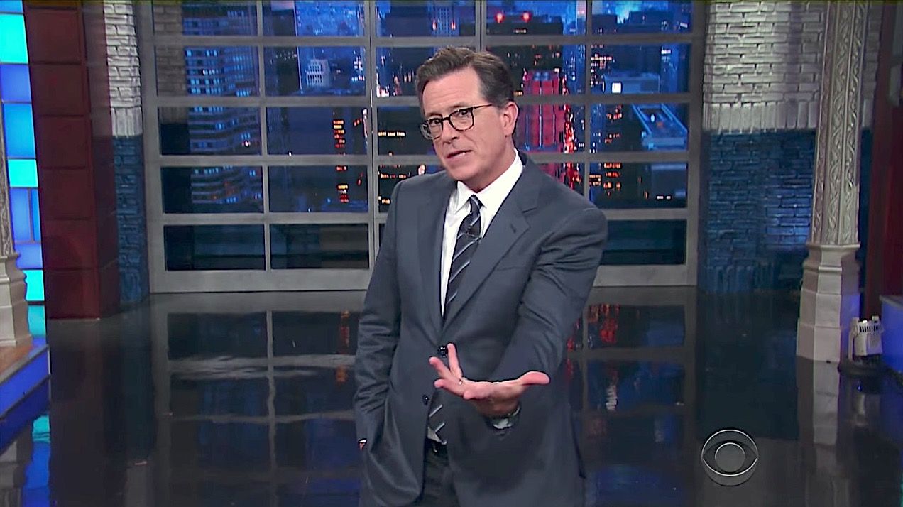 Stephen Colbert reads Trump&amp;#039;s interview with The New York Times