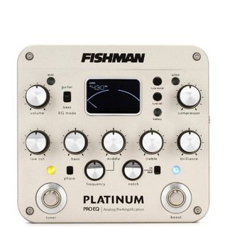 Best acoustic guitar amps: Fishman Platinum Pro EQ/DI Preamp
