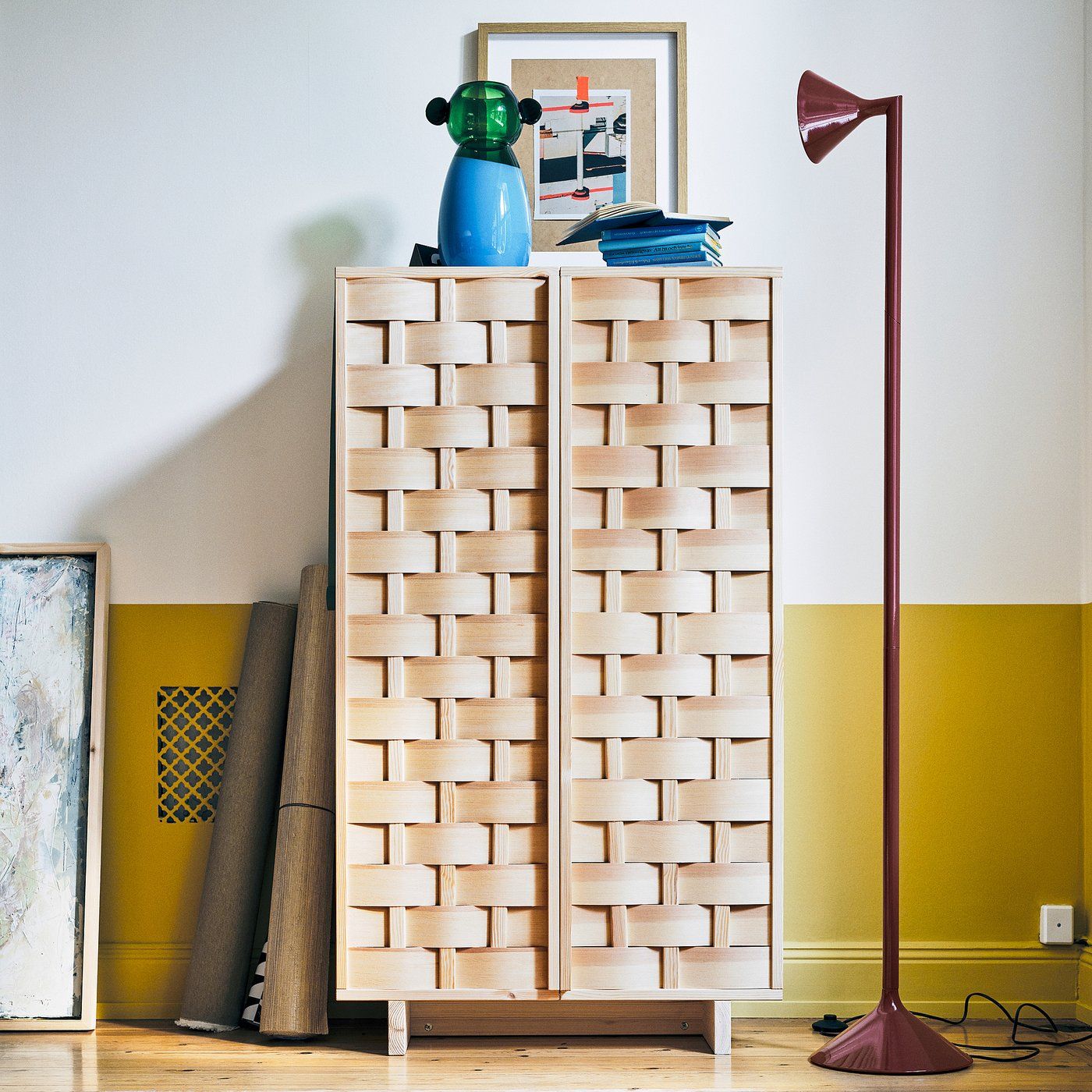 A Master Woodworker Designed IKEA's Brand New 'Woven' Cabinet — It Adds Storage, Yes, but Serious Design Flair, too