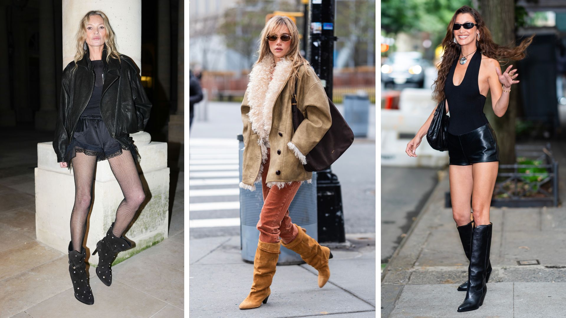 Kate Moss, Suki Waterhouse, Bella Hadid in Isabel Marant