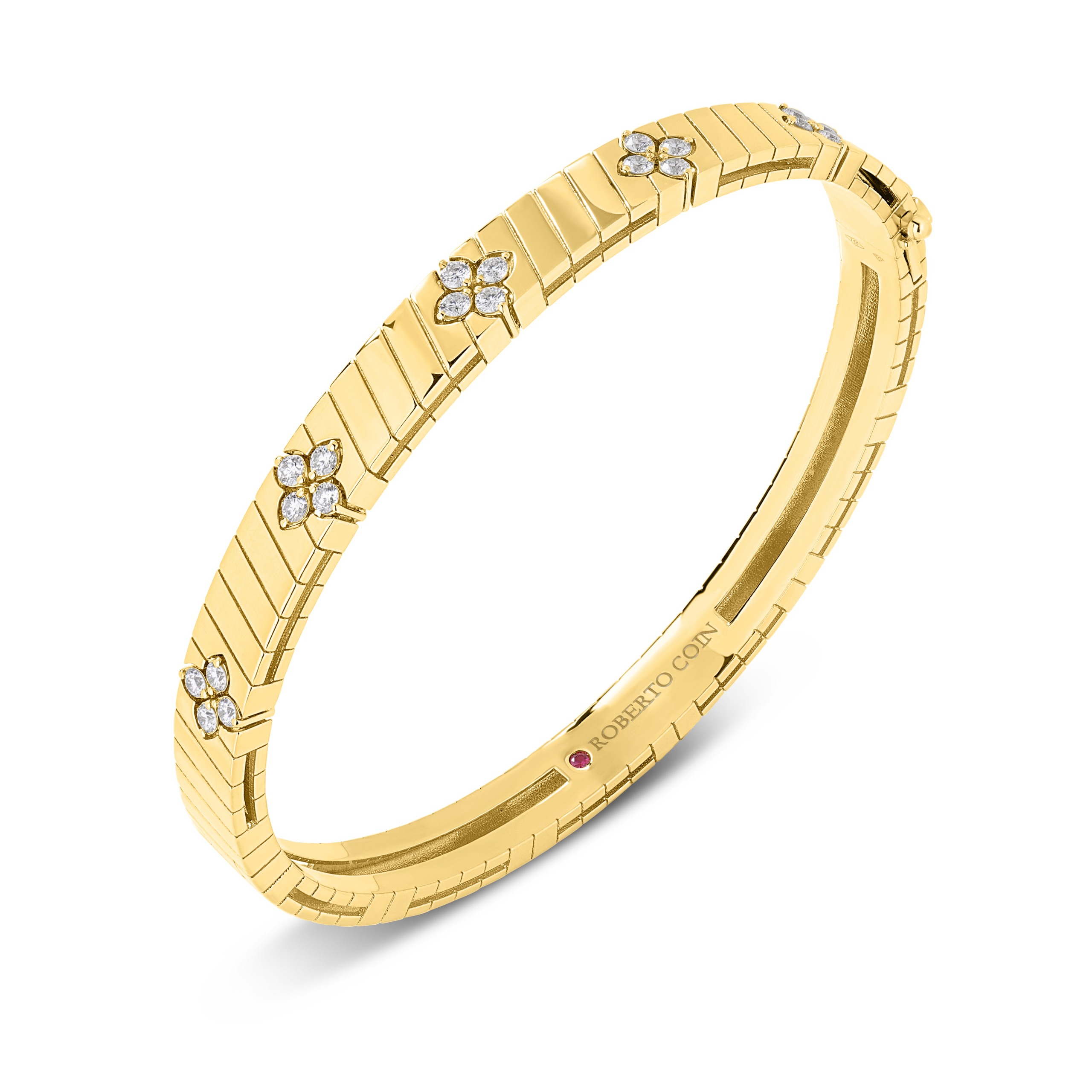 Classic Bangle | Diamond, Ridged