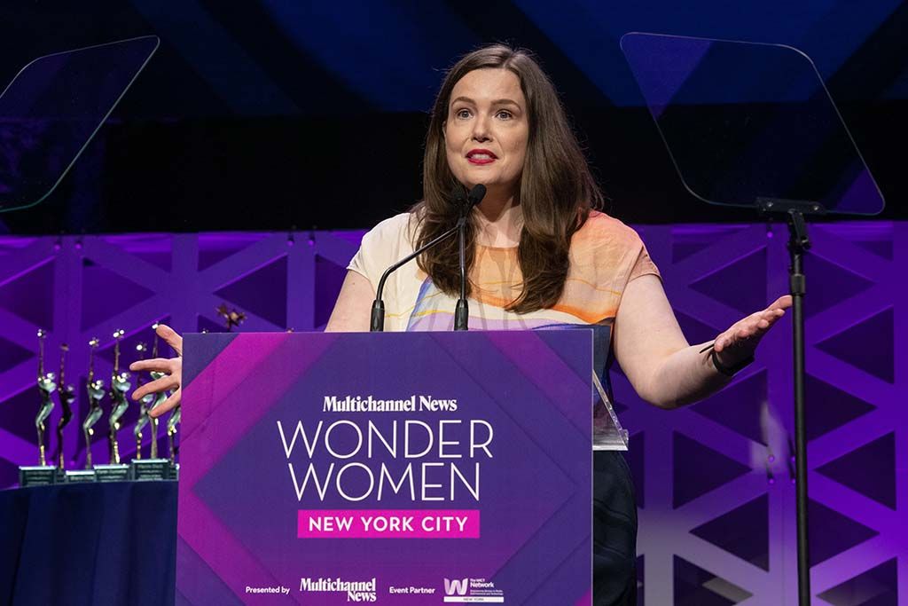 Liz Spaulding, VP, business development at BritBox and president of the New York chapter of The WICT Network, co-sponsor of the Wonder Women of New York luncheon.