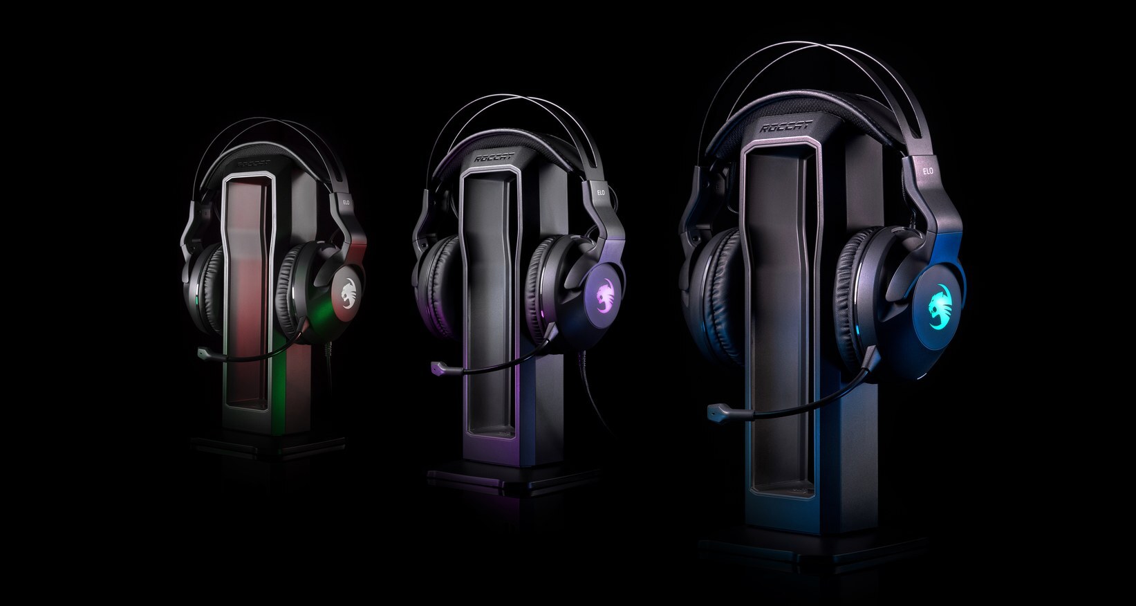 Elo 7.1 Air Wireless Surround Sound RGB Gaming Headset by ROCCAT®