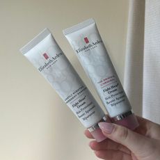 Tori holding Elizabeth Arden Eight Hour Cream