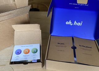 Hai shower head packaging and boxes