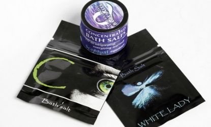 Concentrated bath salts are being used to get a high that mimics cocaine; nine people have reportedly died in the past year after using such synthetic drugs.