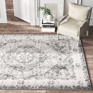 Hector Performance Oriental Gray/ivory/black Indoor Rug