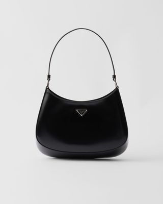 Prada Cleo Brushed Leather Shoulder Bag