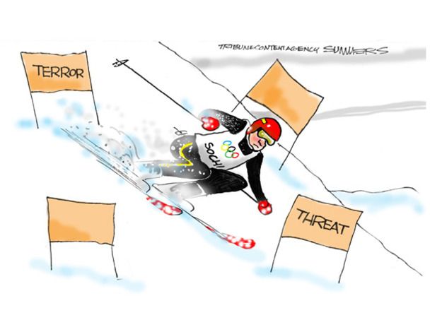 Editorial cartoon Sochi Olympics