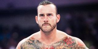 CM Punk, looking angry