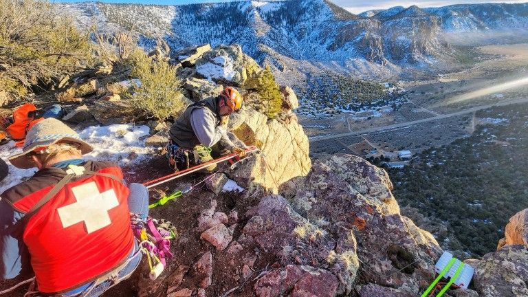 Colorado climber rescued after fall