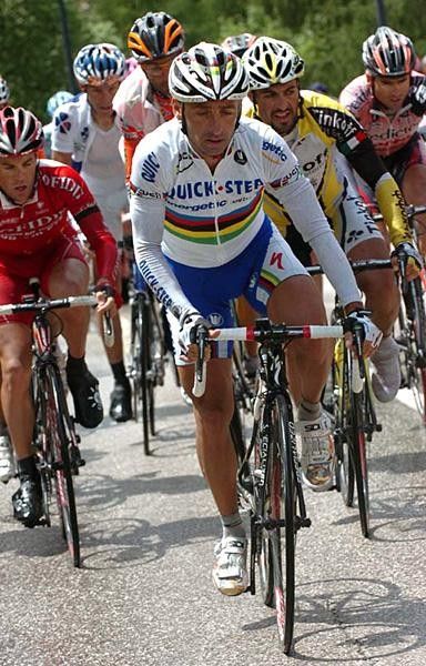 Paolo Bettini (Quickstep-Innergetic) rides in stage 15.
