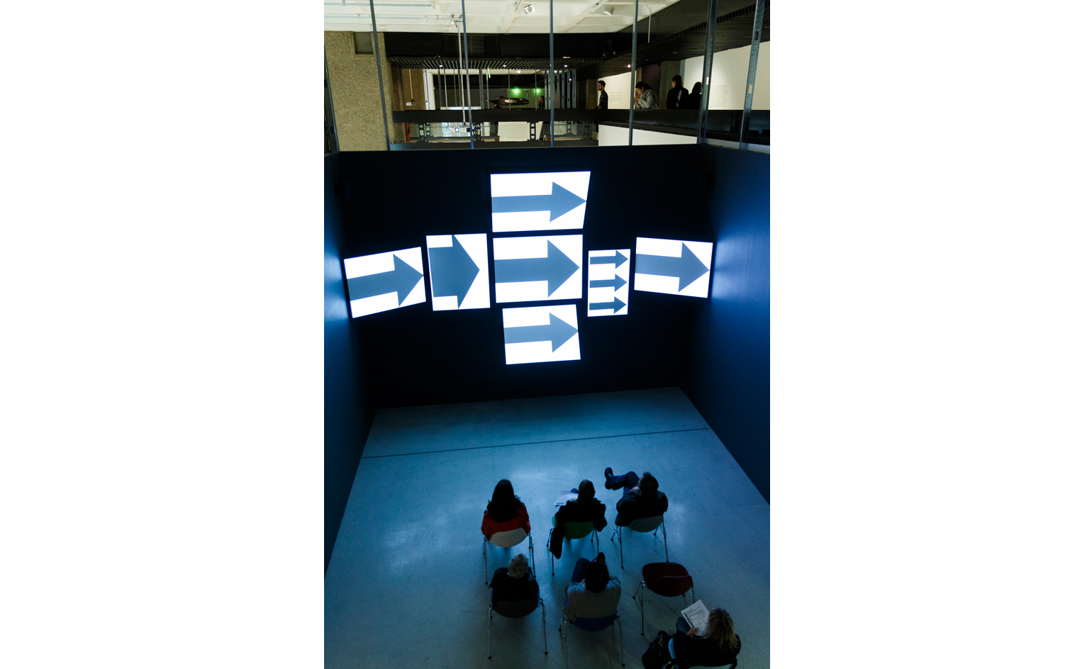 The original presentation was shown on 15 screens