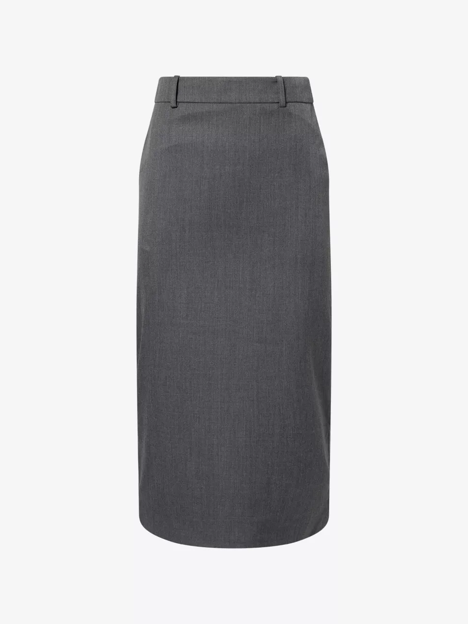 Alrose Pencil Woven Midi Skirt - Xxs