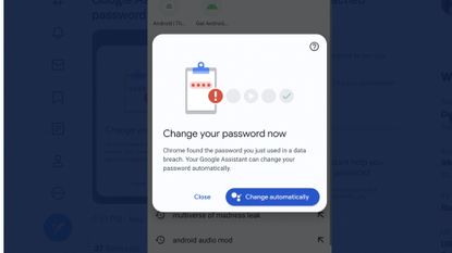 Google Assistant password prompt 