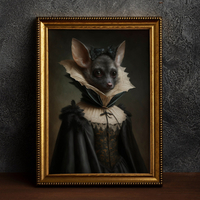 Gothic Bat in Dress poster: Was £19.95, now £15.96