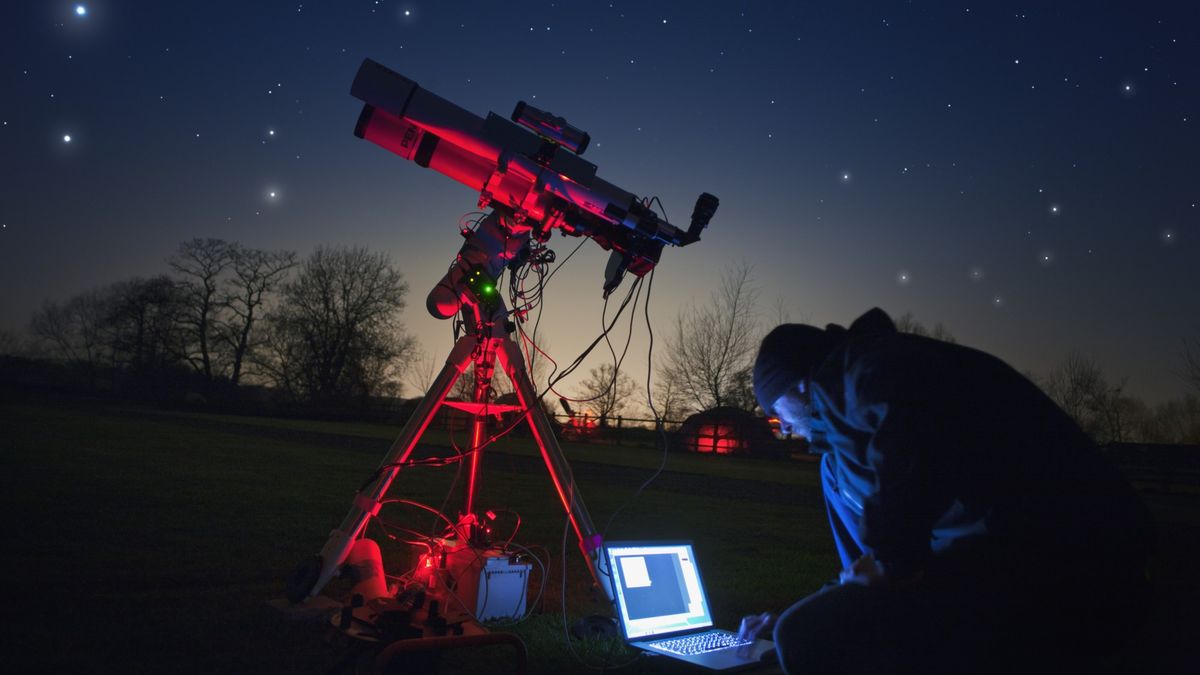 amateur astronomer by may telescope used