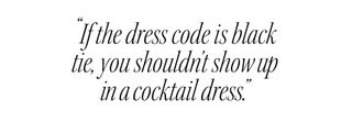 Wedding dress code quote.