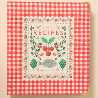 Rifle Paper Co. Cherry Recipe Binder