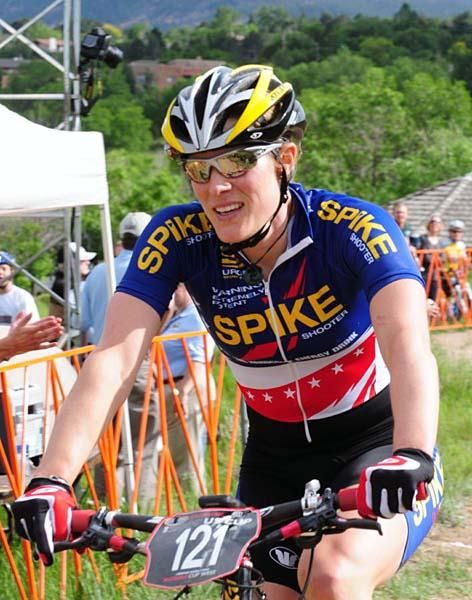 Katie Compton is the defending short track national champion.