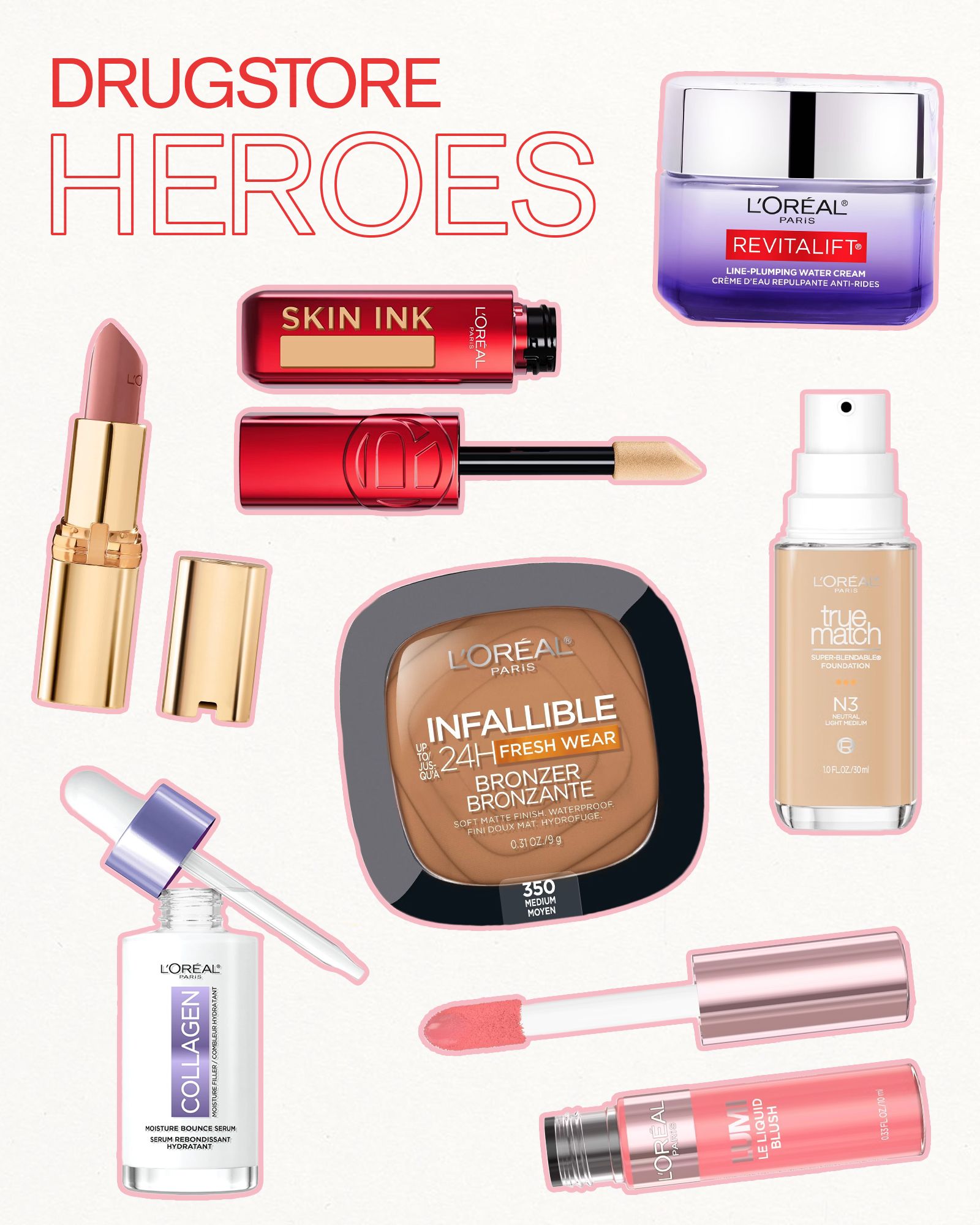 Drugstore Heroes product collage