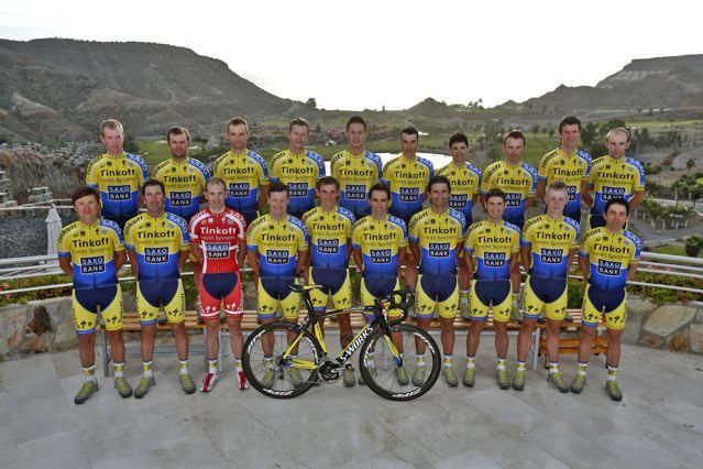 The 2014 Tinkoff - Saxo team