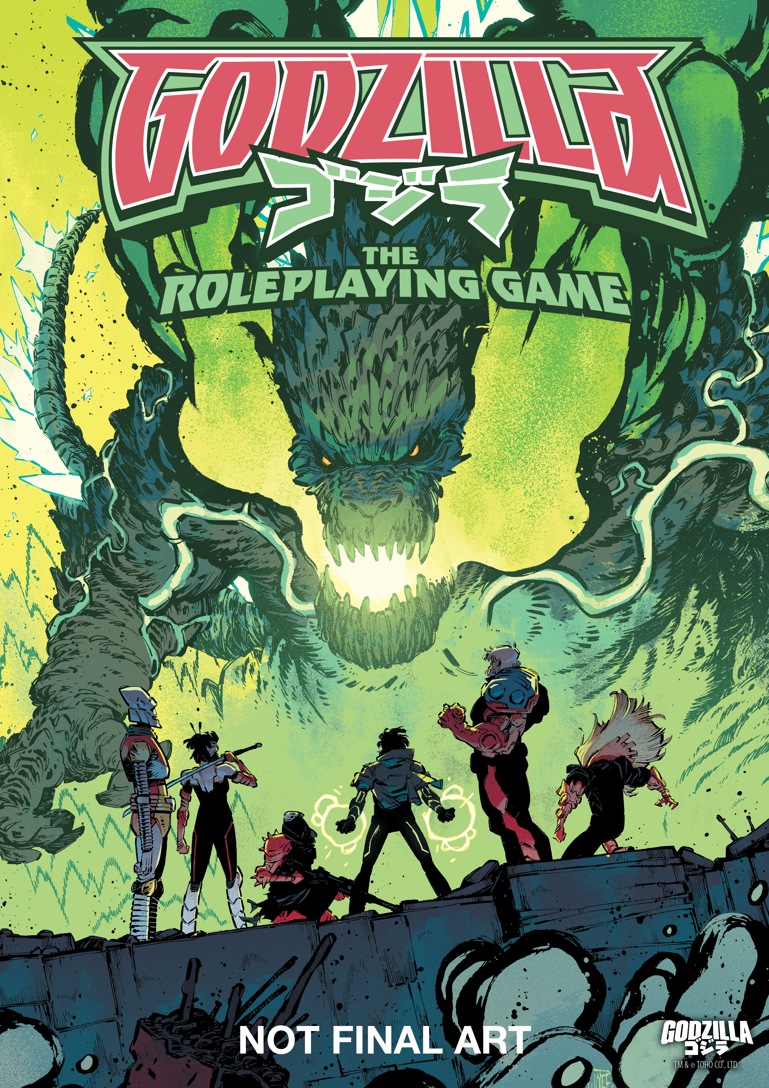 The cover for Godzilla: The Roleplaying Game
