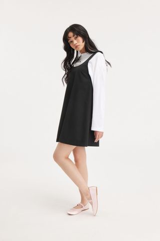 Mini Pinafore Dress