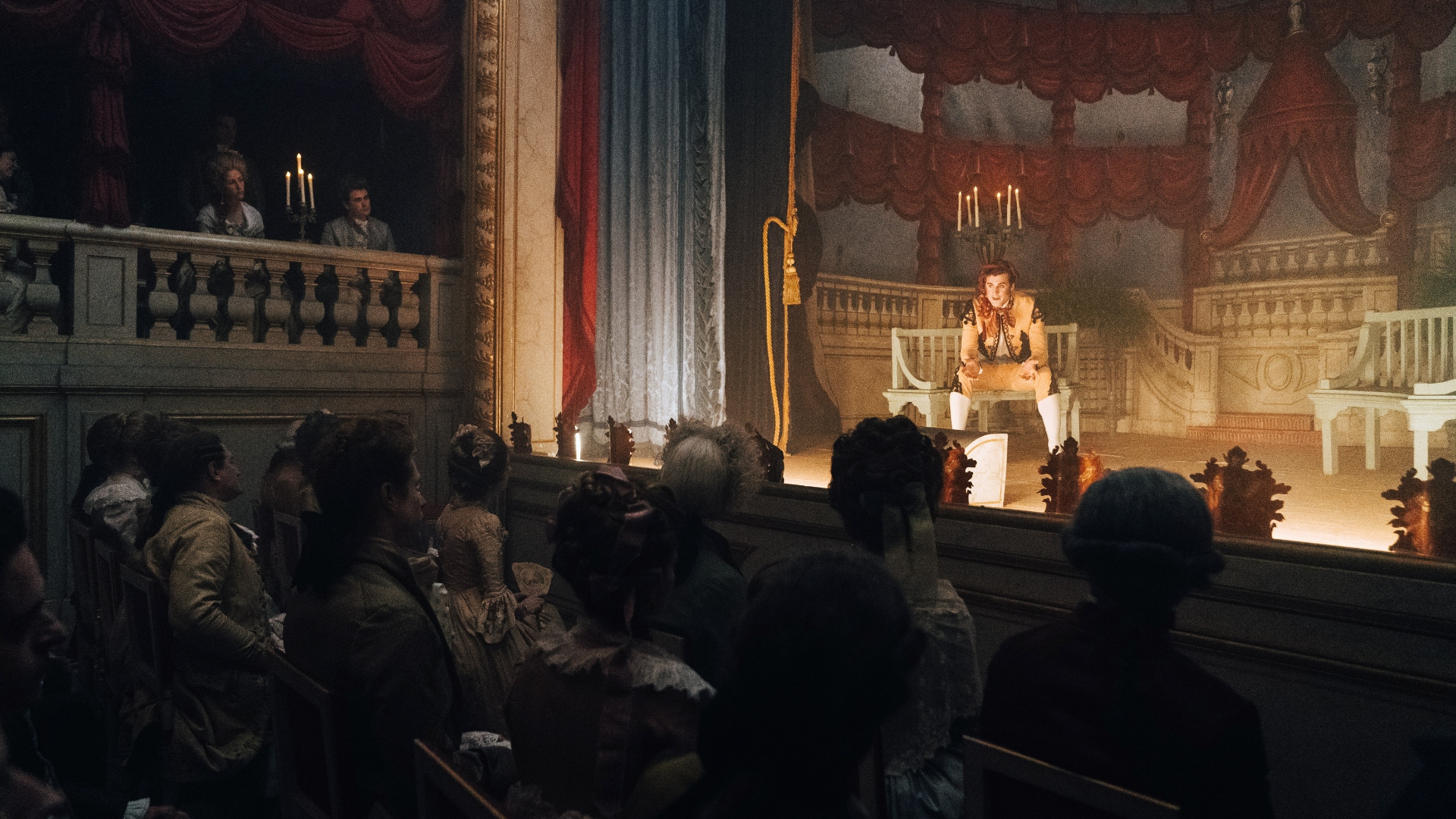 Figaro is performed on a stage in Marie Antoinette