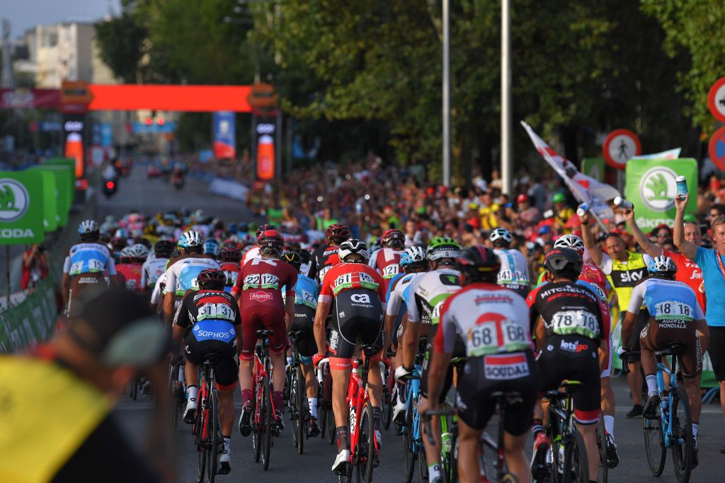 The final stage of the Vuelta a Espana in Madrid