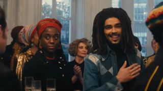 Lashana Lynch and Kingsley Ben-Adir in Bob Marley: One Love