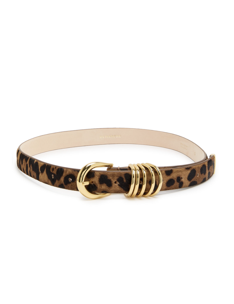 DEHANCHE, Hollyhock leopard-print calf-hair belt