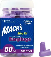 1. Mack's Slim Fit Soft Foam Earplugs (50 pairs) 1. Mack's Slim Fit Soft Foam Earplugs (50 pairs)