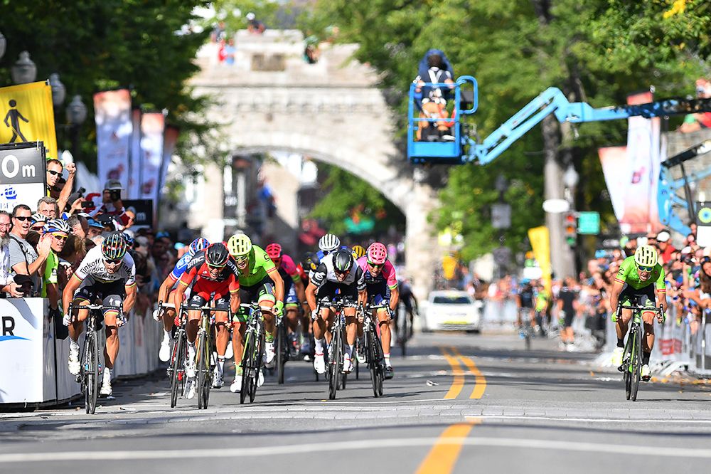 The peloton in Quebec