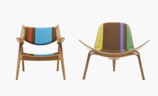 Paul Smith, a dedicated fan of Danish design, is also showing his own Wegner tribute in Milan