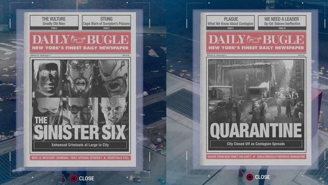 Газеты daily bugle в spider man ps4 список