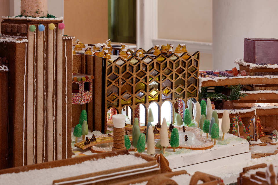 gingerbread city exhibition at museum of architecture london 2025