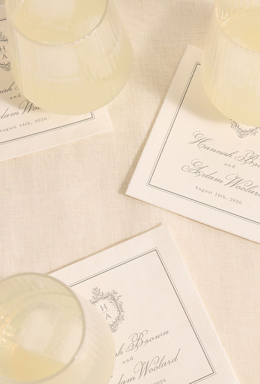 cocktail napkins