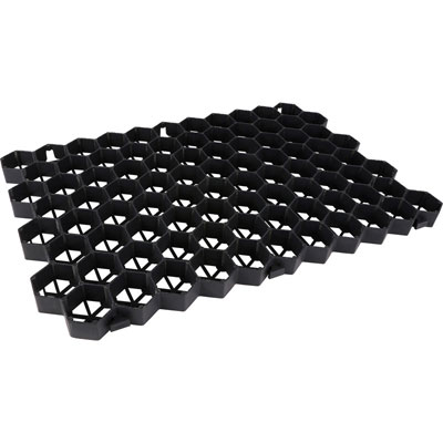 black plastic gravel grid ground stabiliser