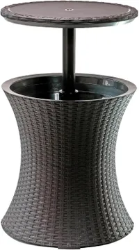 Keter  Pacific Cool Bar Outdoor Patio Side Table