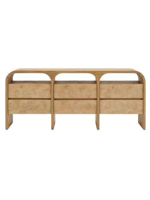 Crescent 6-Drawer Dresser