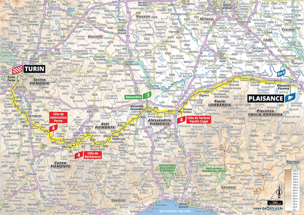 Tour de France 2024 Stage 3 route