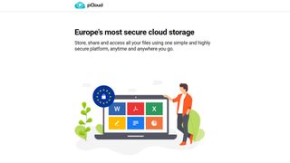 pCloud's homepage