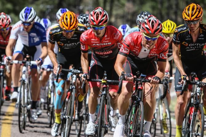 Riders hit the first real climbs of the day