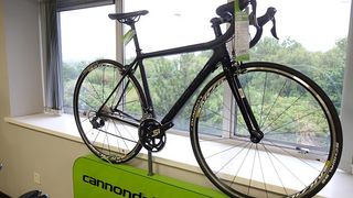 The Cannondale SuperSix EVO Women's Ultegra road bike; stealthy and speedy