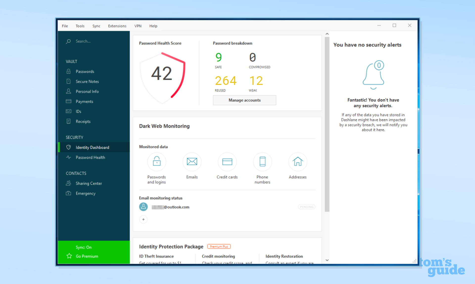 dashlane password manager features