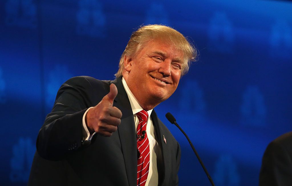 Republican presidential candidate Donald Trump